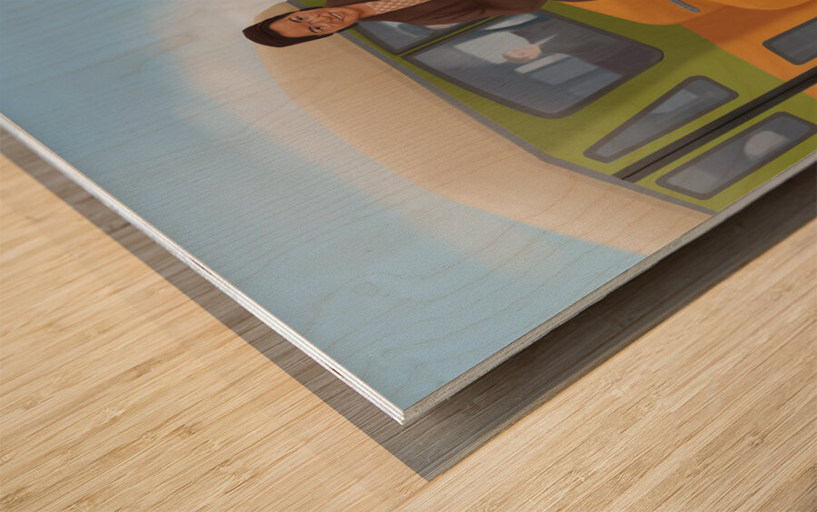 I Will Sit Where I Please - Rosa Parks Wood print