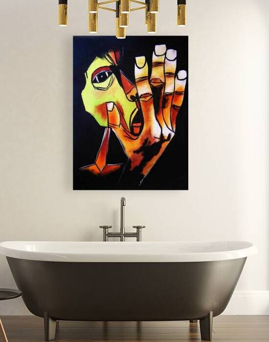 Oswaldo Guayasamin -  The Scream - El Grito  by Guayasamin