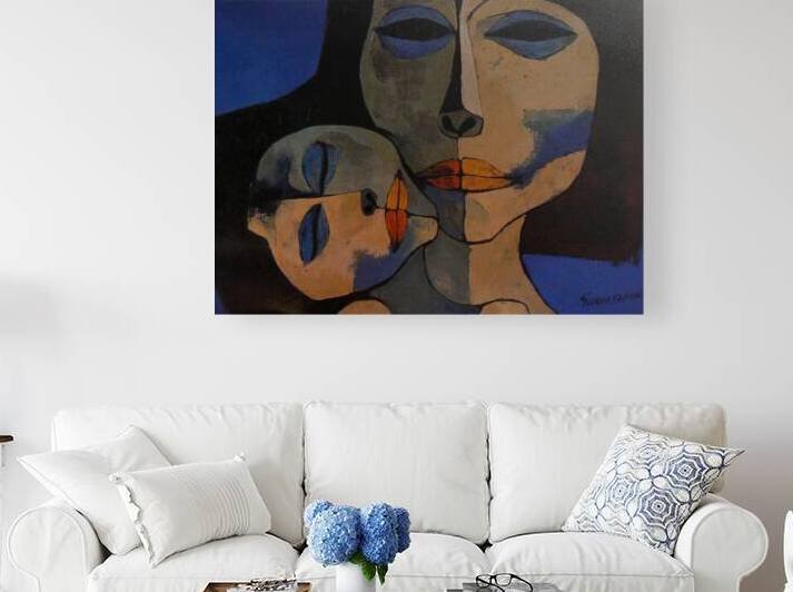 Oswaldo Guayasamin - How much tenderness  by Guayasamin
