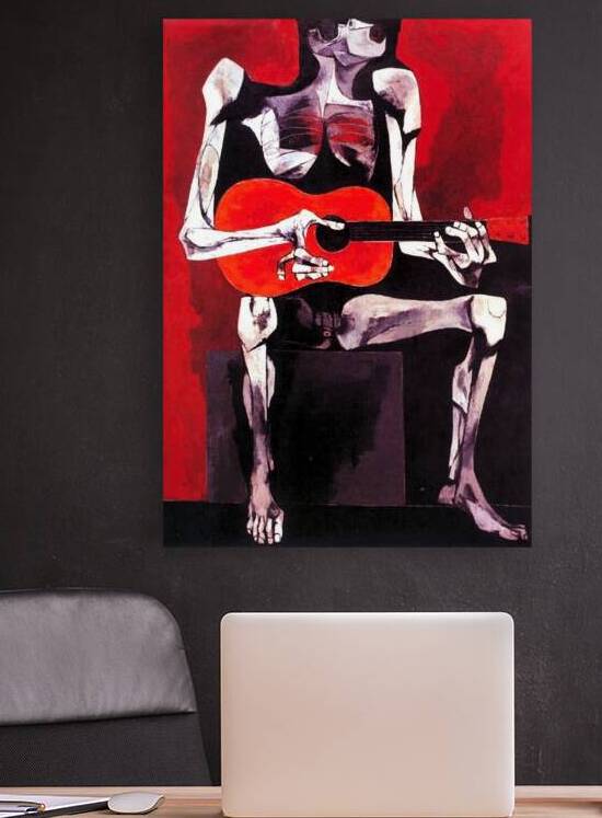 OSWALDO GUAYASAMIN - EL GUITARRISTA by Guayasamin