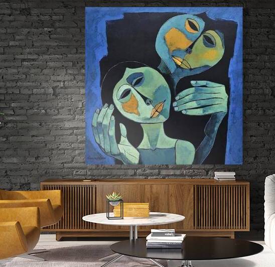 Oswaldo Guayasamin No.9 by Guayasamin