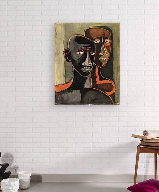 Oswaldo Guayasamin - La pareja by Guayasamin