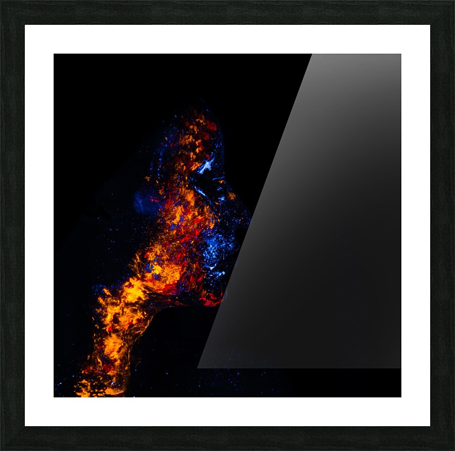 Fire within Picture Frame print