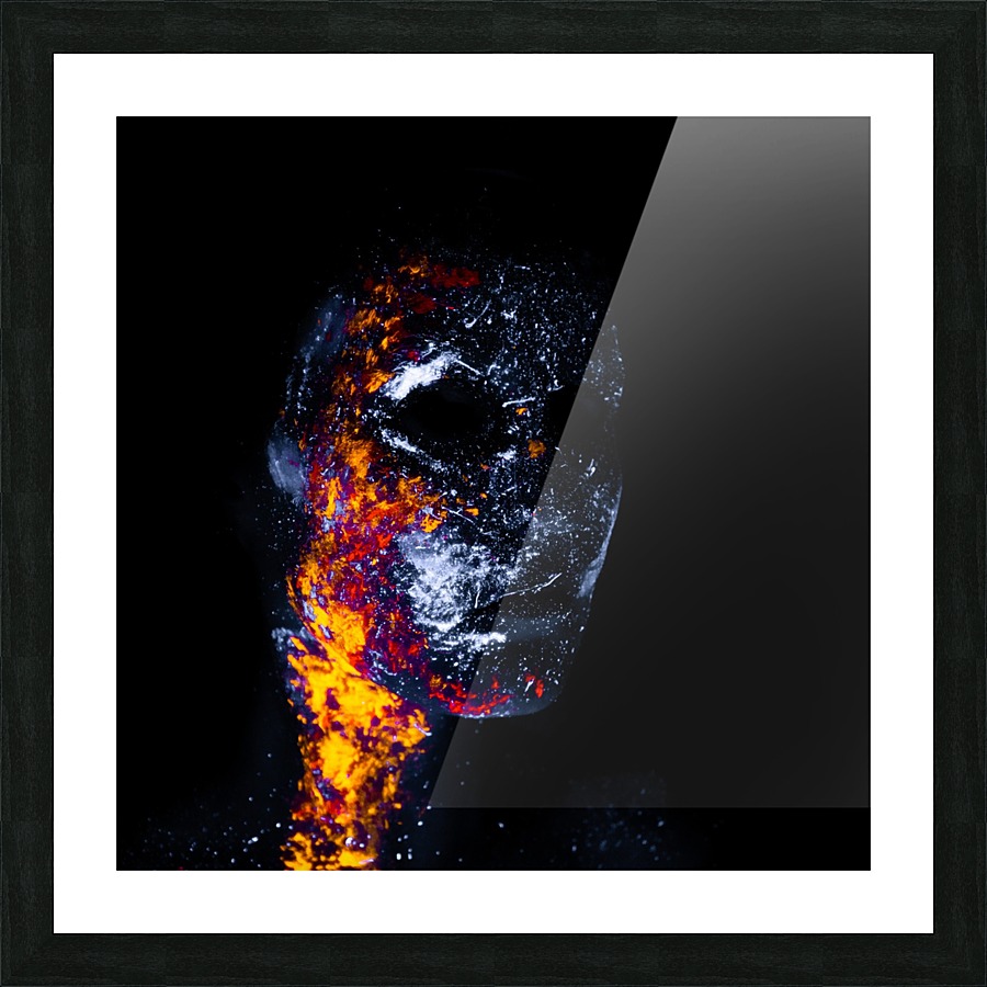 Fire and Ice Picture Frame print