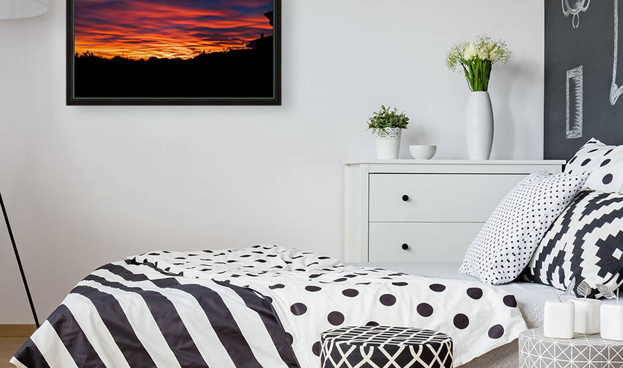 fire Sunset Reproduction