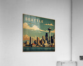 Emerald City Vista Acrylic Print