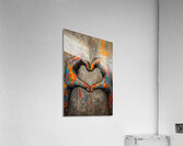 Created with Love Acrylic Print