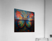 Impasto Butterfly Acrylic Print