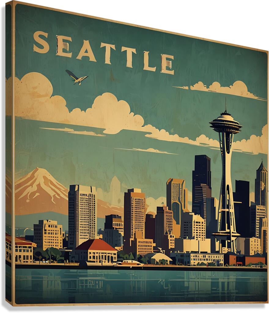 Emerald City Vista Canvas Print