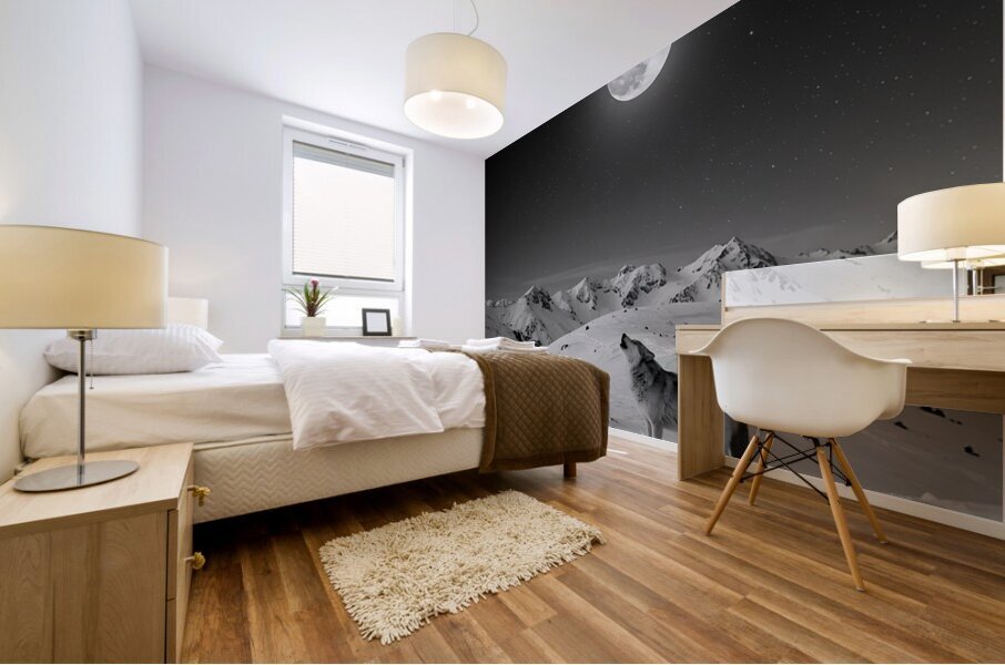 Midnight Howl Mural print