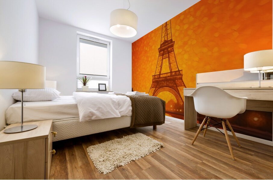 Parisian Glow Mural print