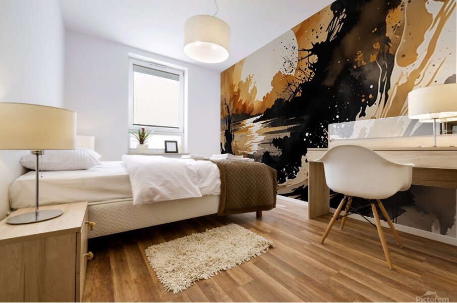 The Ink Moon Mural print