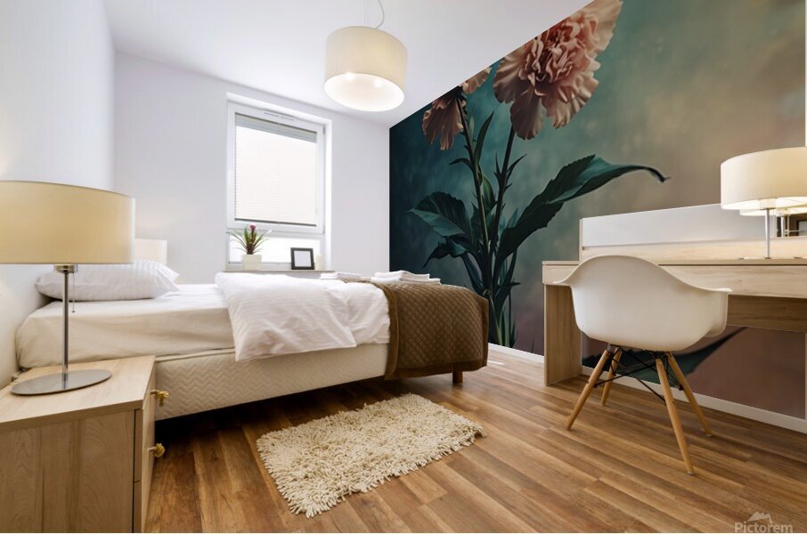 The Carnation Duet Mural print