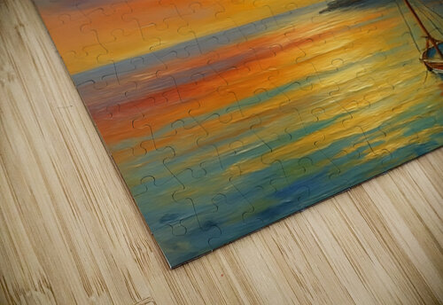 Tropical Serenity Roz art puzzle