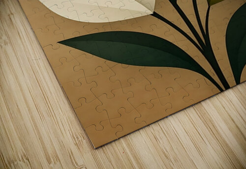 Geometric Garden Roz art puzzle