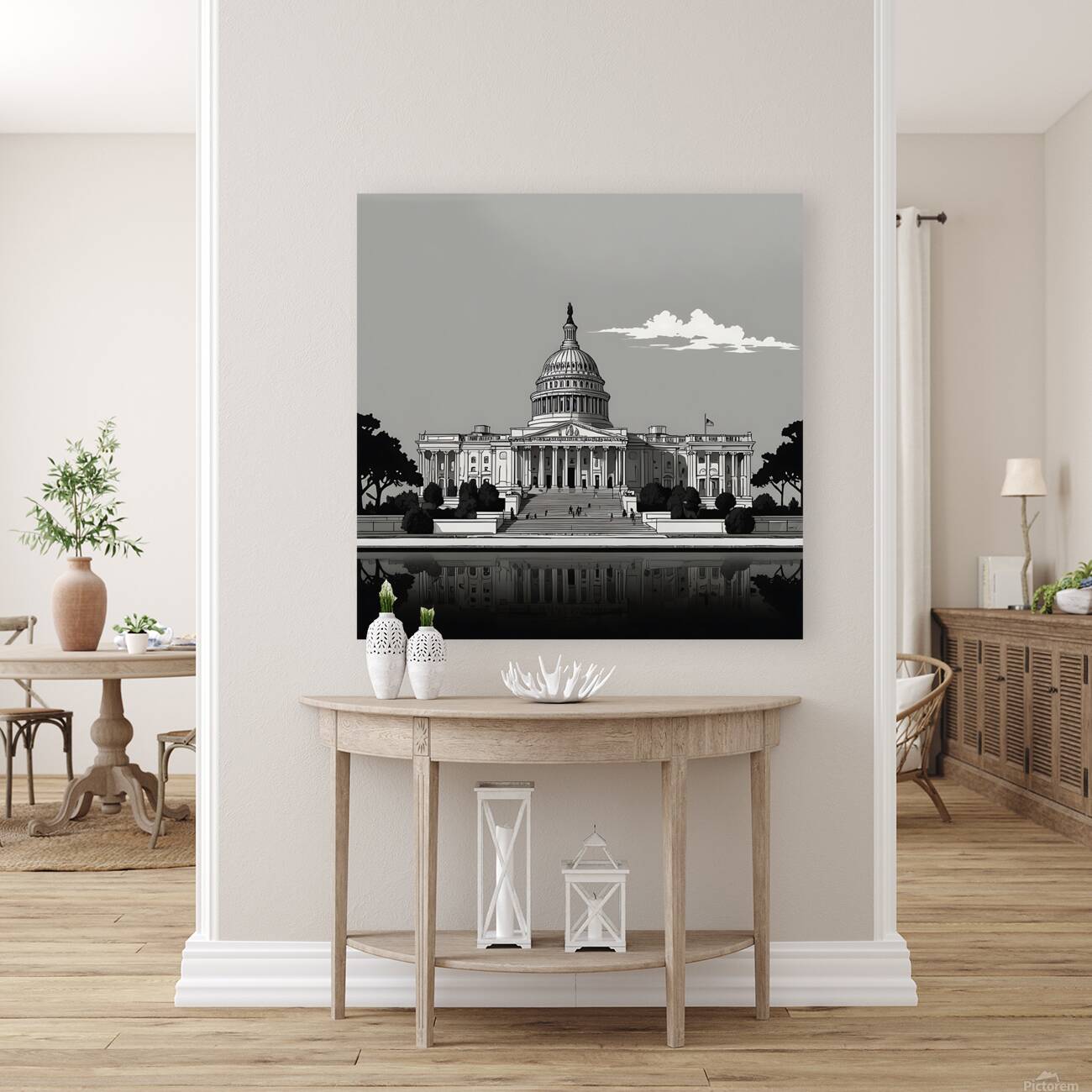 Washington Monochrome Reproduction