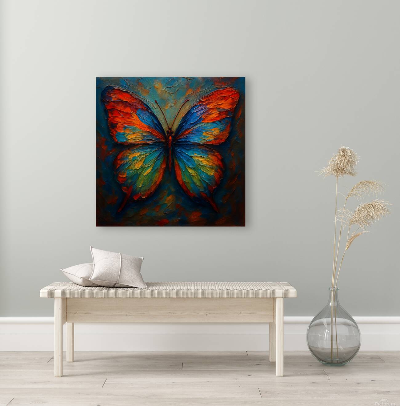 Impasto Butterfly Reproduction