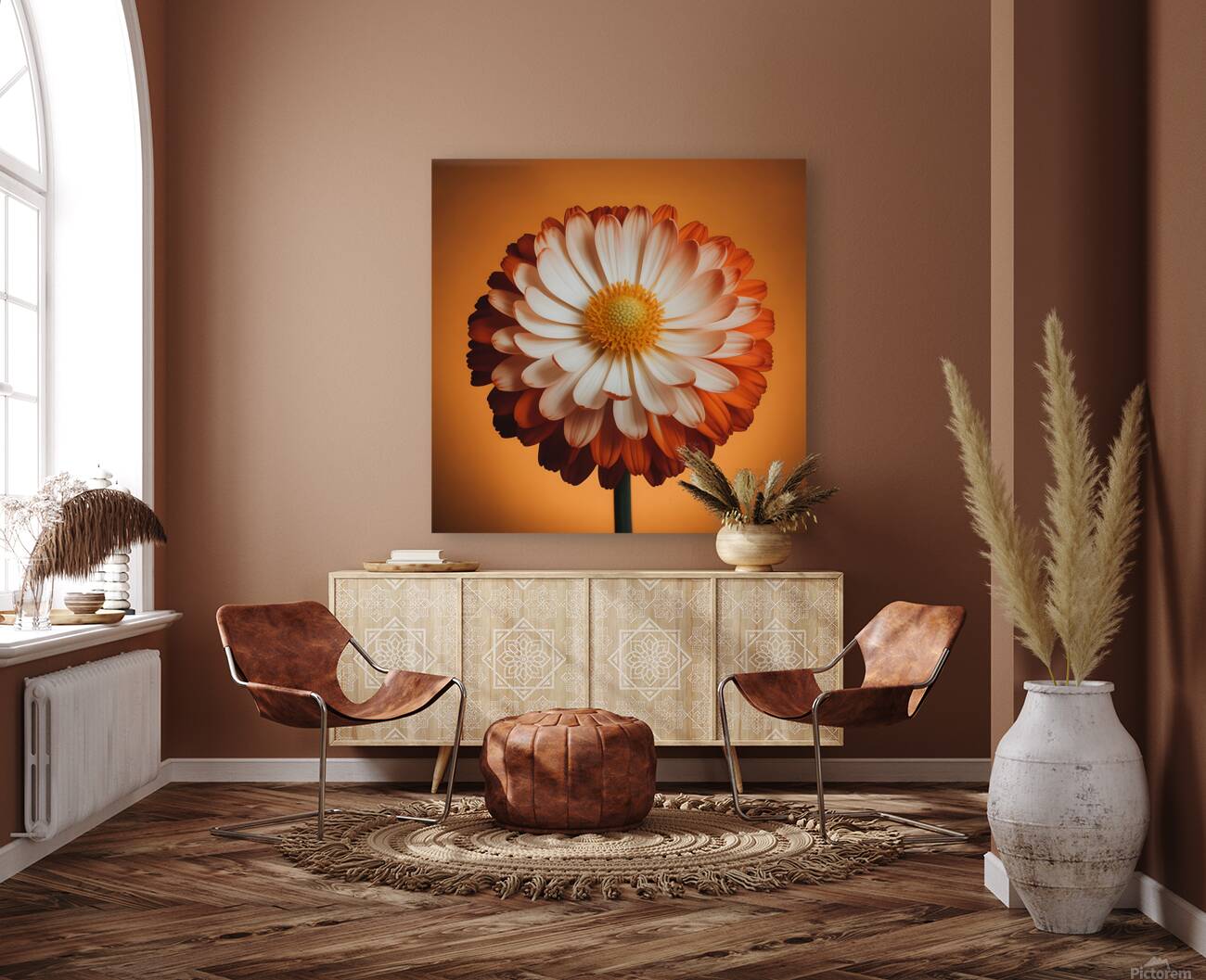 Sunset Daisy Reproduction