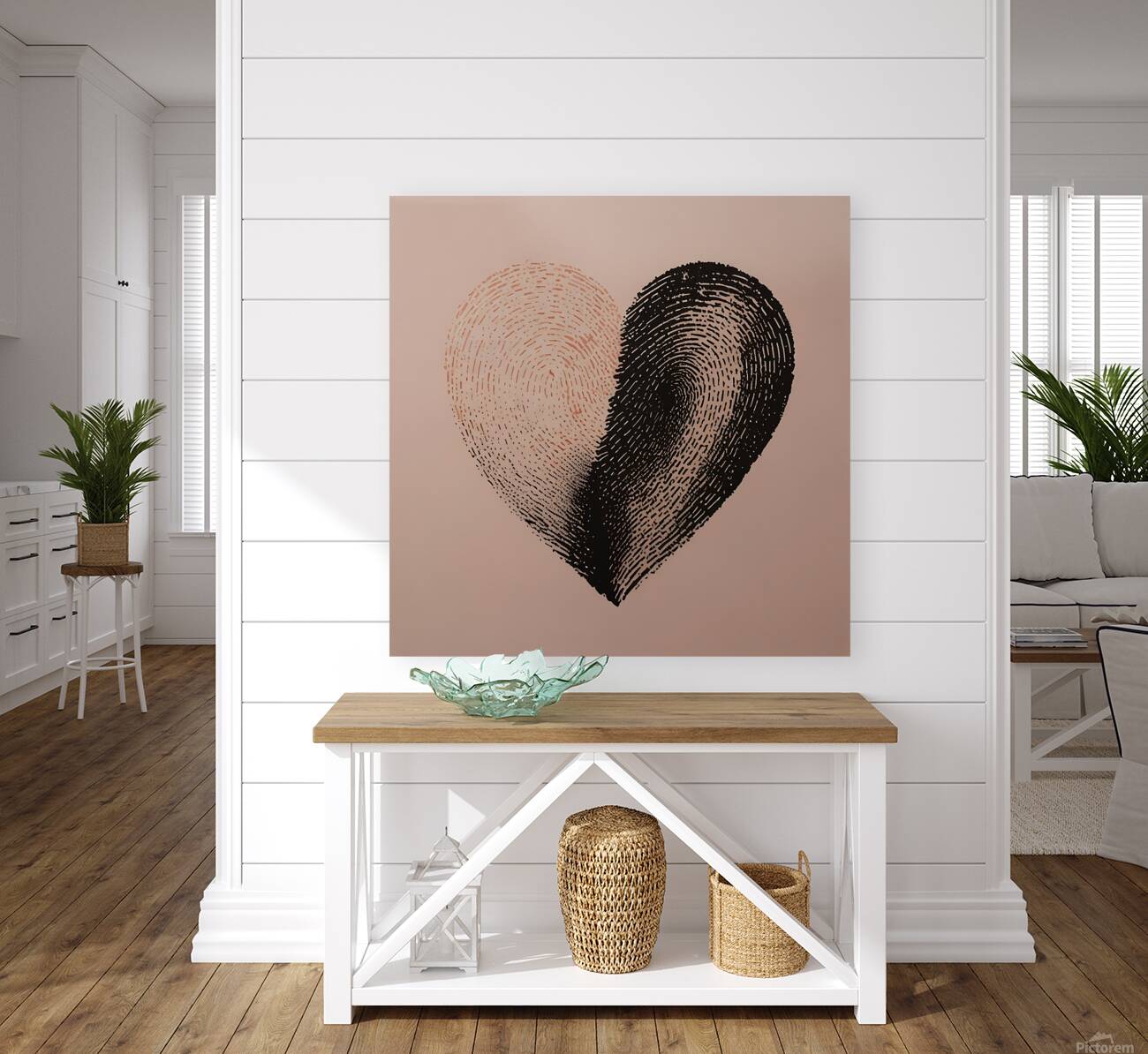 Two Halves One Heart Reproduction