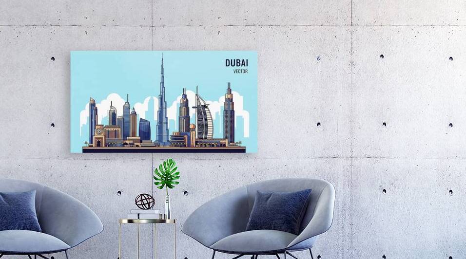 Dubai Modern Horizon by Roz art