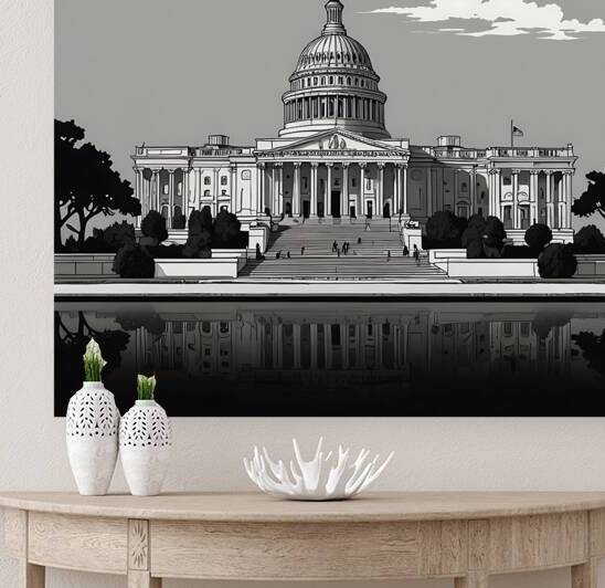 Washington Monochrome Reproduction