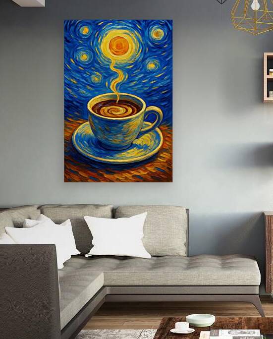A Cup of Van Gogh by Roz art