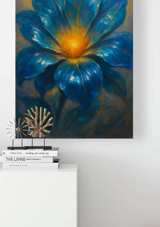 A Blue Bloom Reproduction
