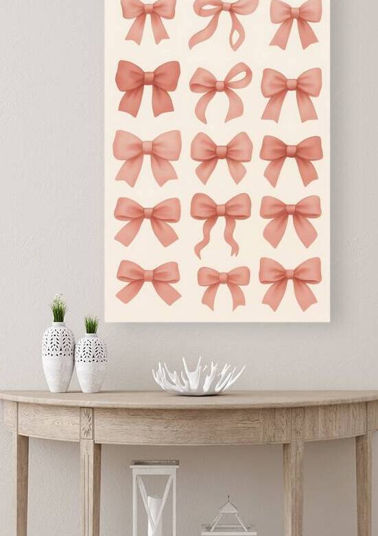 Pretty in Pink Bows by Roz art