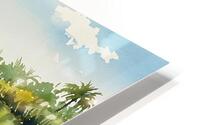 Flamingo Oasis HD Metal print