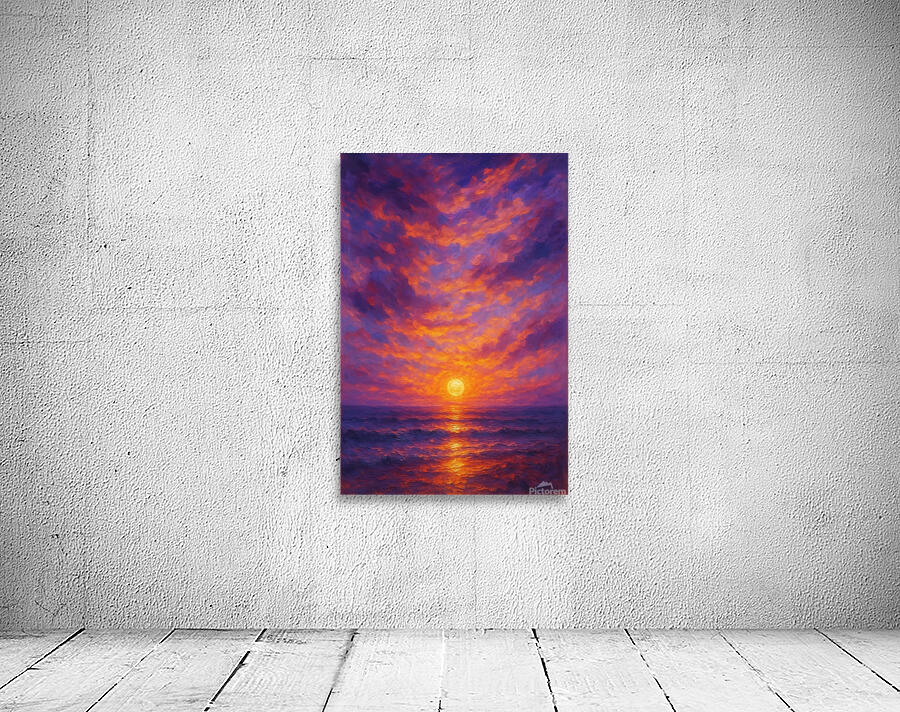 Electric Sunset Wall Preview