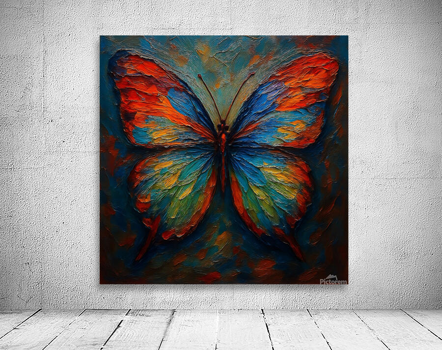 Impasto Butterfly Wall Preview