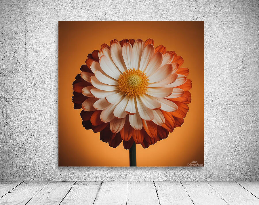 Sunset Daisy Wall Preview