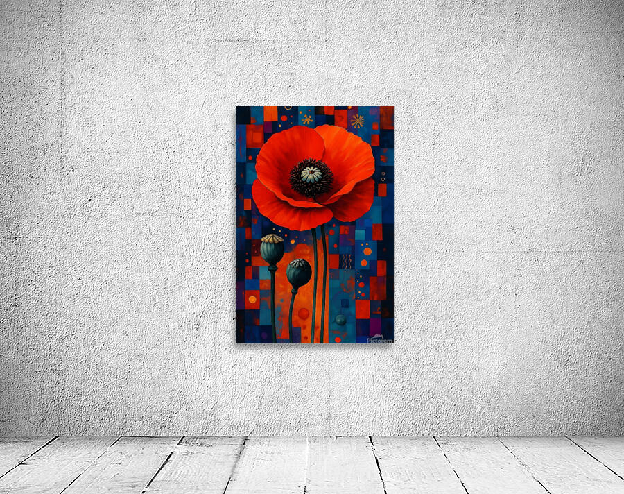 Poppy Mosaic Wall Preview