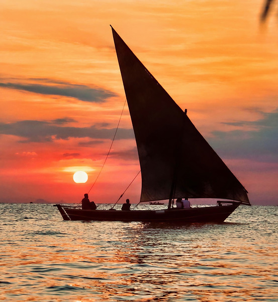 African Sunset Zanzibar Digital Download