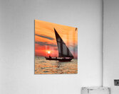 African Sunset Zanzibar Acrylic Print