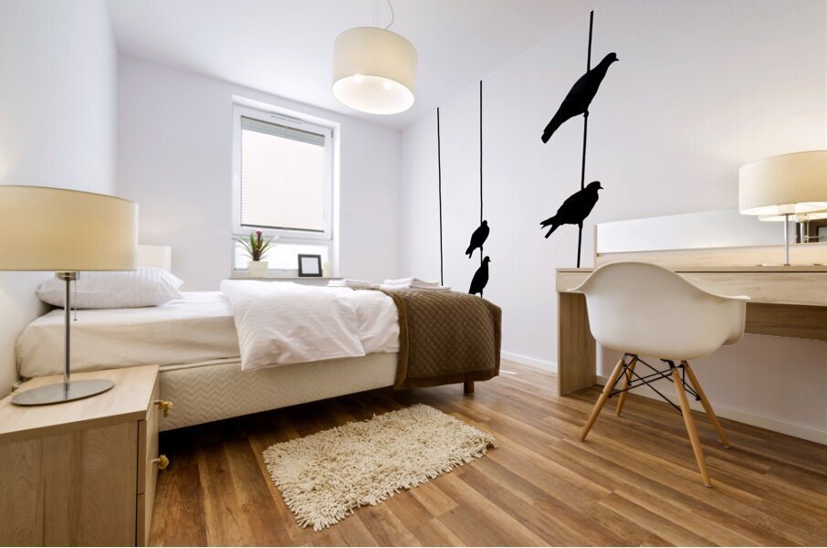 BW 8 Mural print
