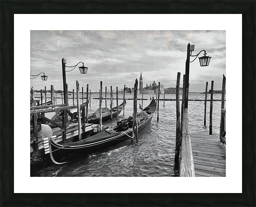 Gondolas Picture Frame print