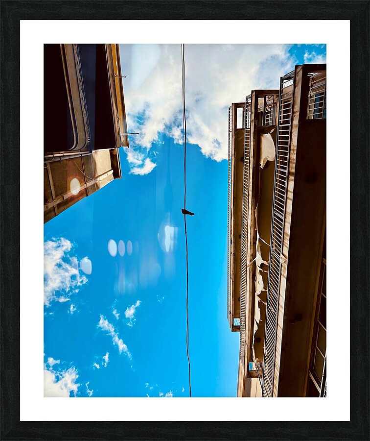 Look at the sky Italy Picture Frame print