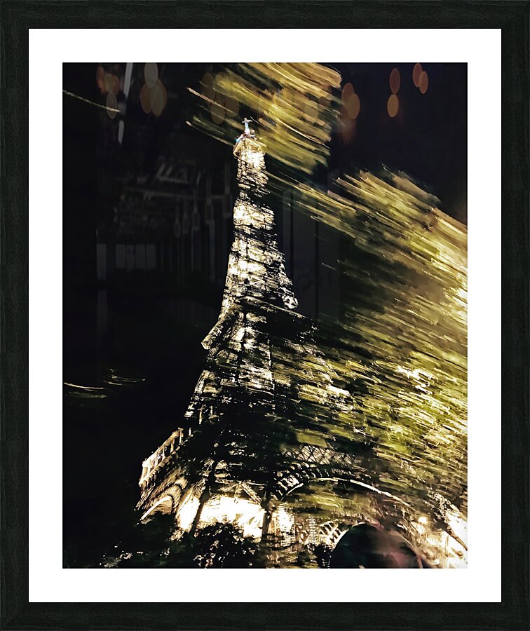 Paris in motion Picture Frame print