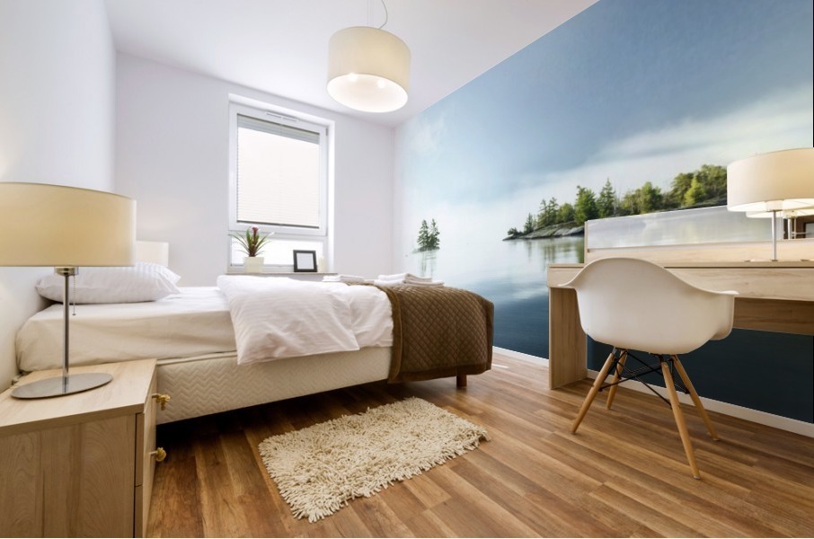 Blue water Mural print