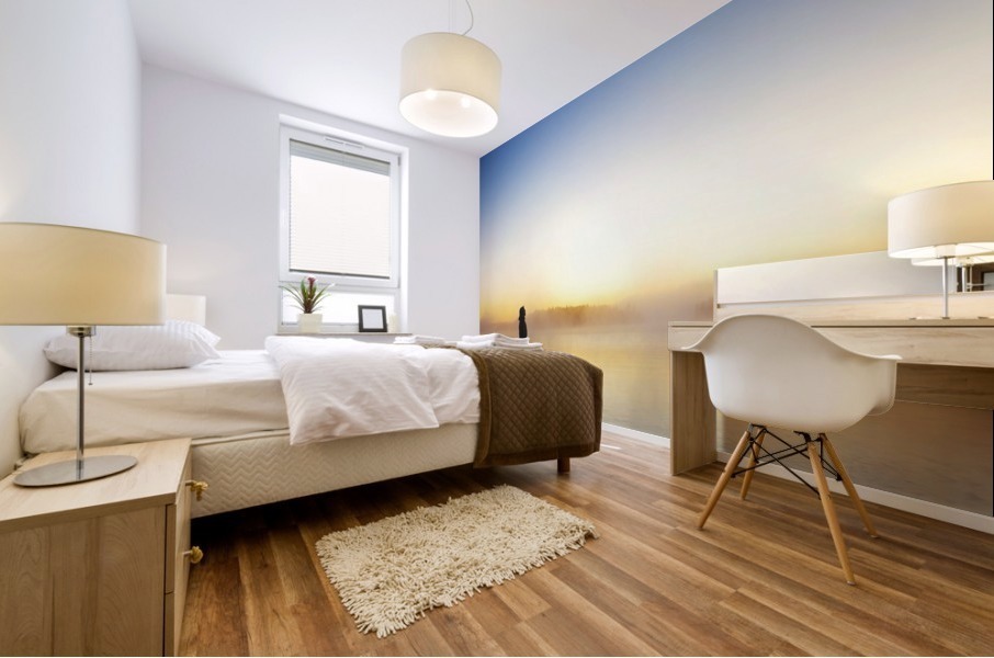 Morning silence  Mural print