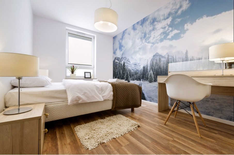 Mountain World Mural print