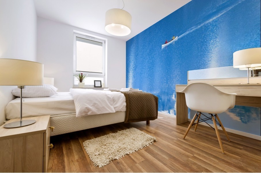 Icy blue  Mural print