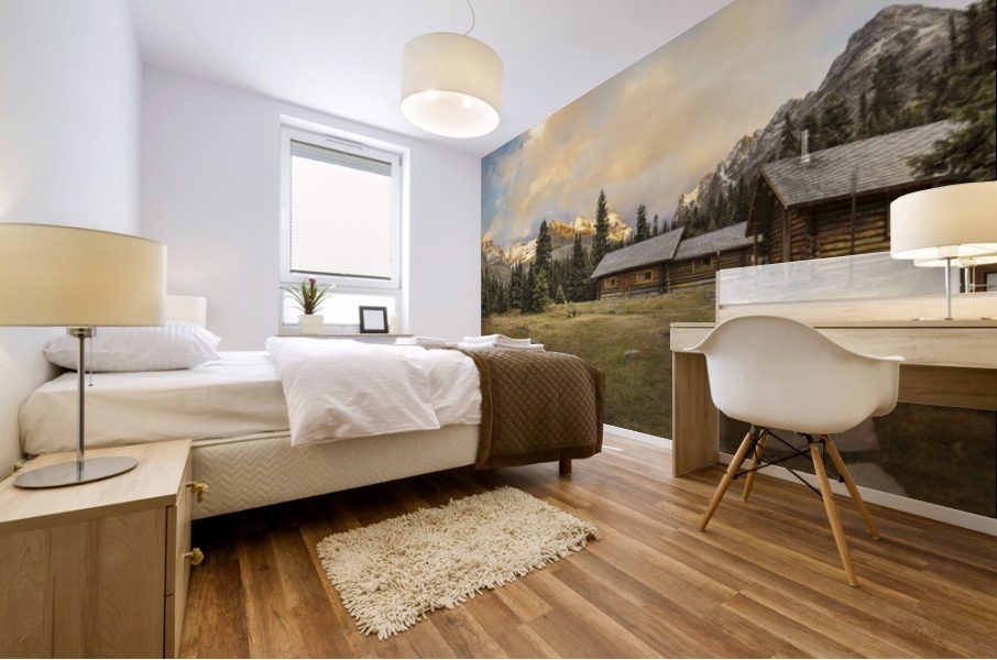 Sunset time Mural print