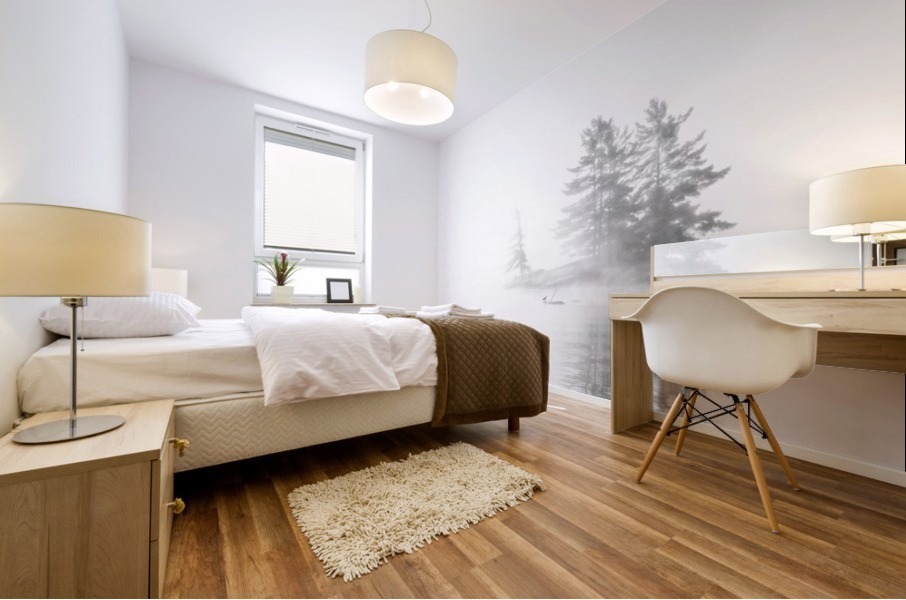 Bird island Mural print