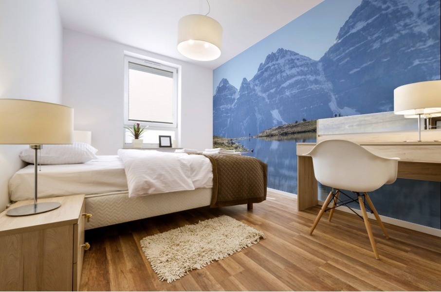 Mountain diaries Mural print