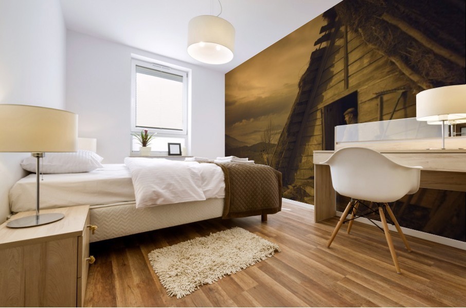 Morning routine  Mural print