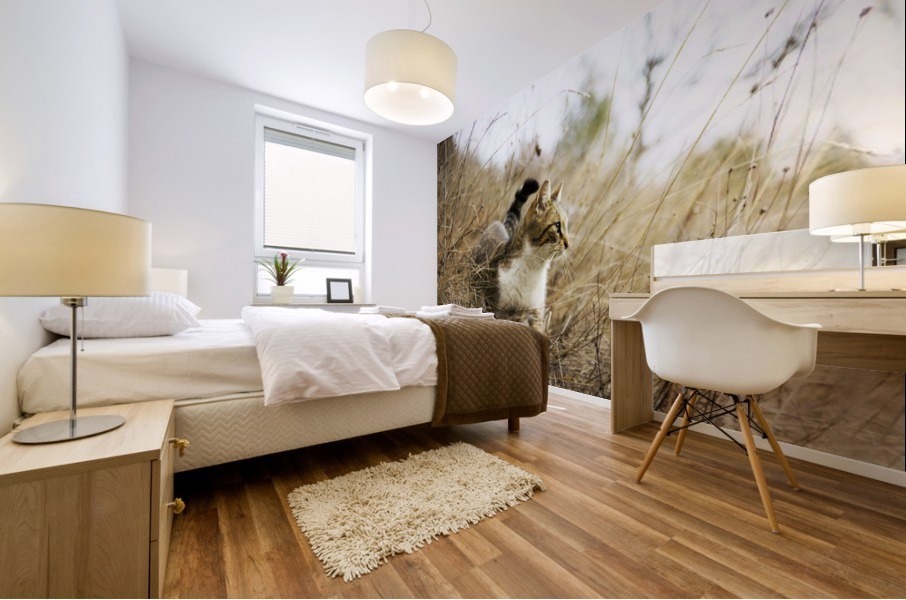 Morning hunt Mural print
