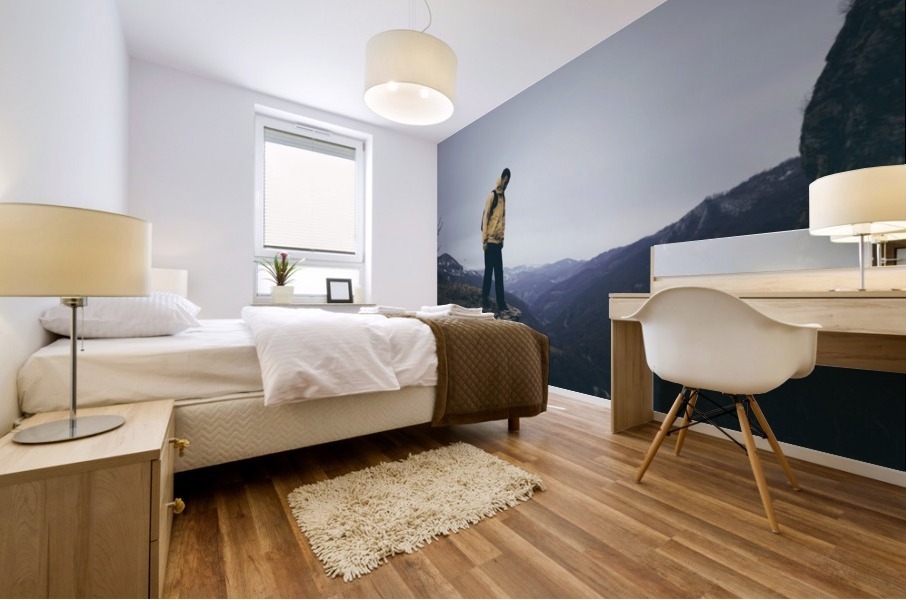 Over the edge Mural print