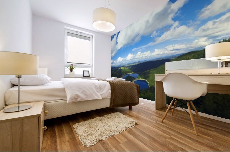 Mountain lakes  Mural print